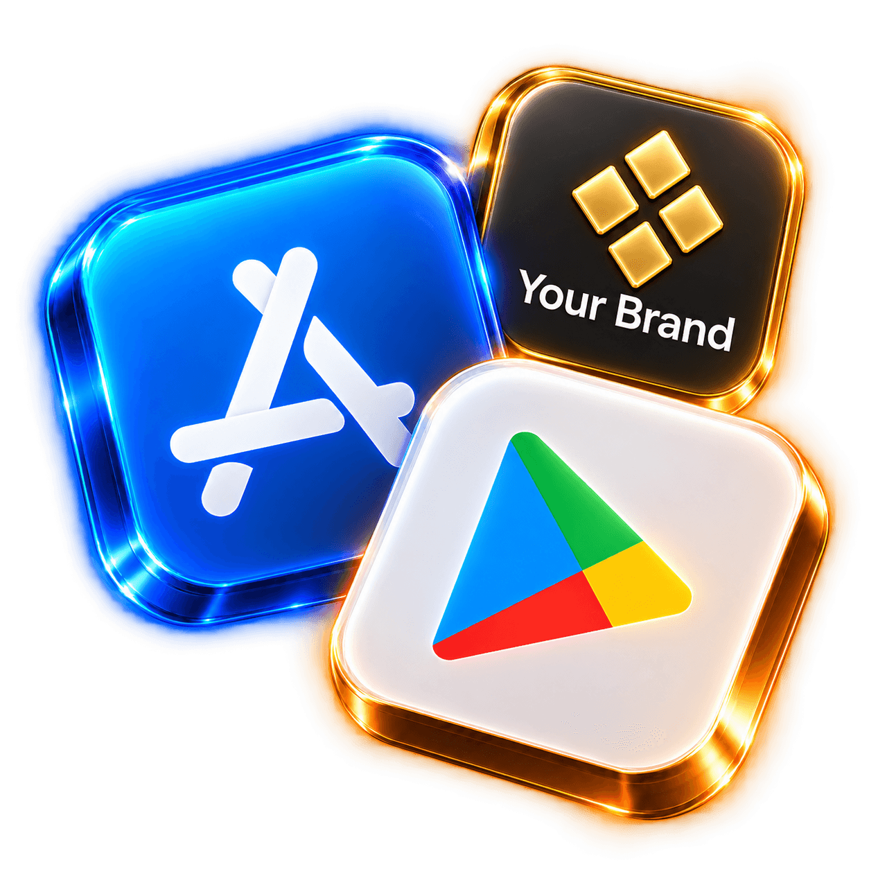 Your Brand · App Store & Google Play