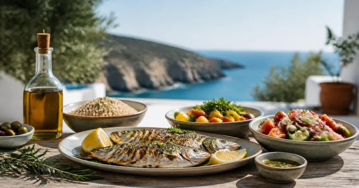 Cover image for Mediterrane Ernährung für Fitness: Prinzipien, Nutzen und Anwendung